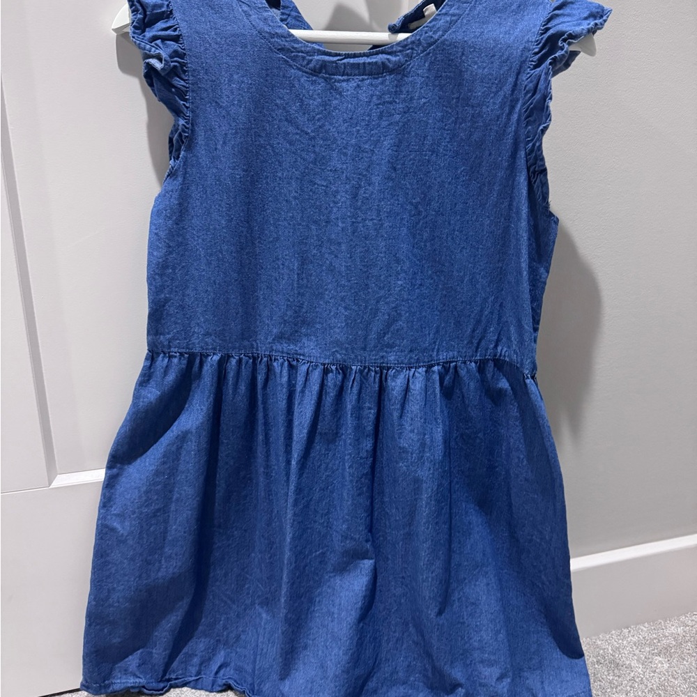 Copper Key Casual Blue Dress for Kids
